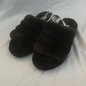 UGG fuzzy sandals